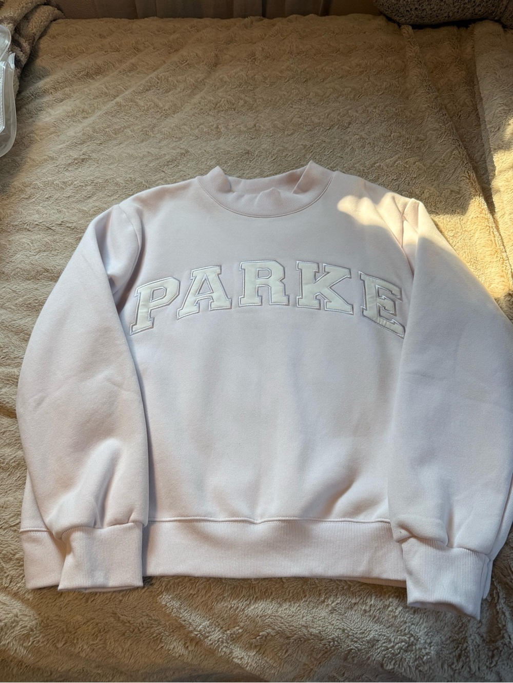 Parke Crewneck Sweatshirt - Light Pink Women’s Sweater SOLD OUT